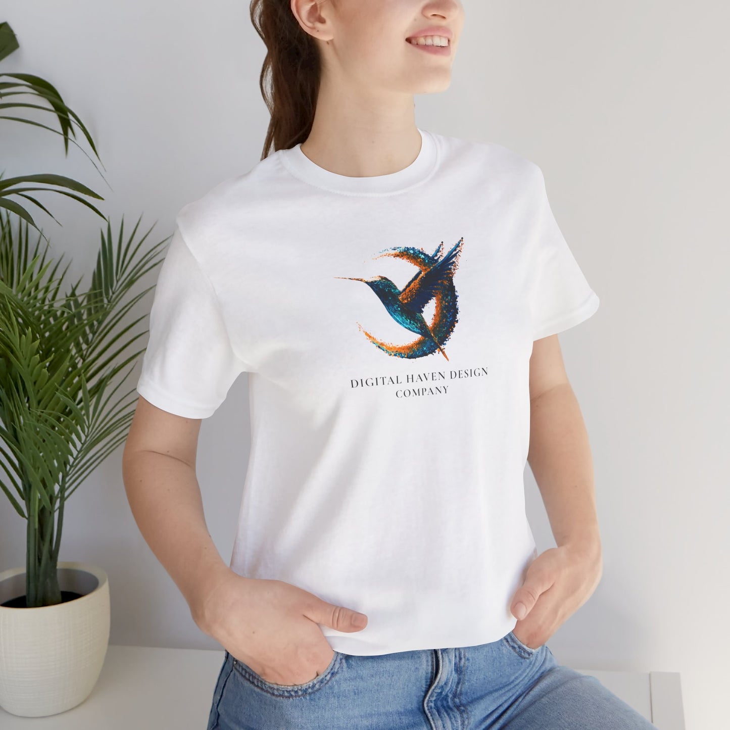 Digital Haven Signature Tee - The Drop Zone - Digital Art In Motion